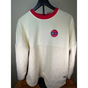 Marvel/Disney Spider-Man Spirit Jersey Sherpa Sweatshirt Small